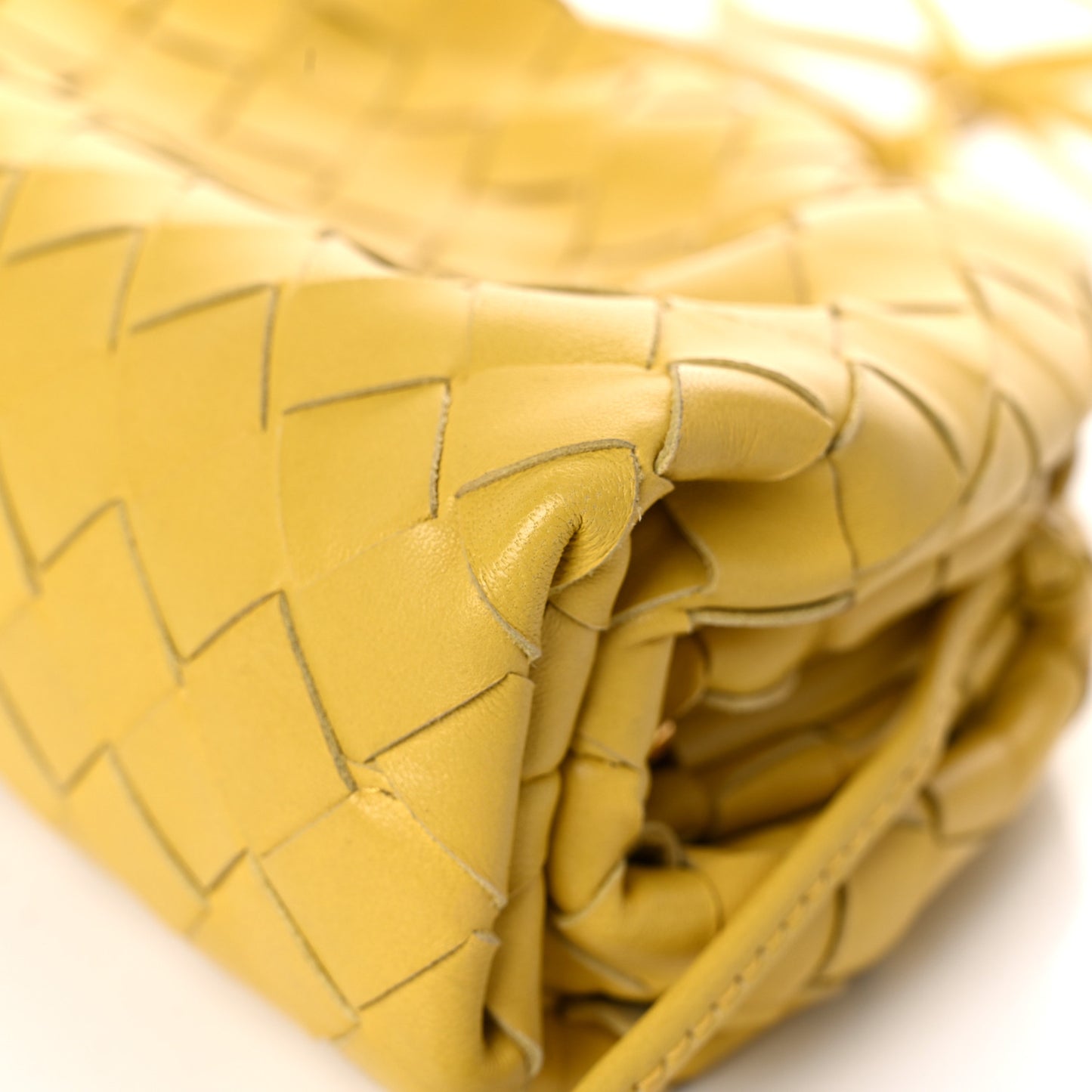 Nappa Intrecciato The Mini Pouch Buttercup