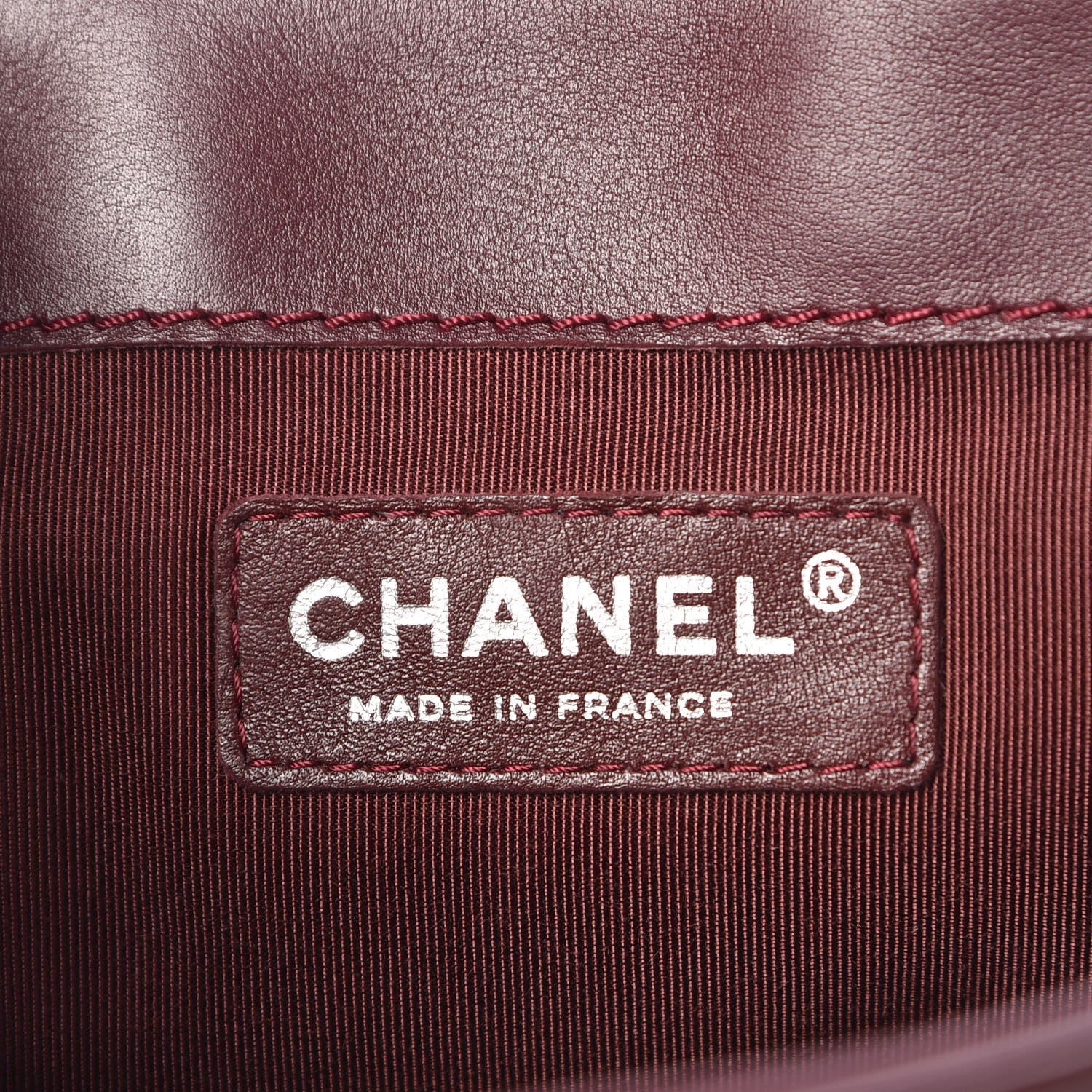 Chanel Patent New Medium Boy Reverso Flap Burgundy 6 of 13