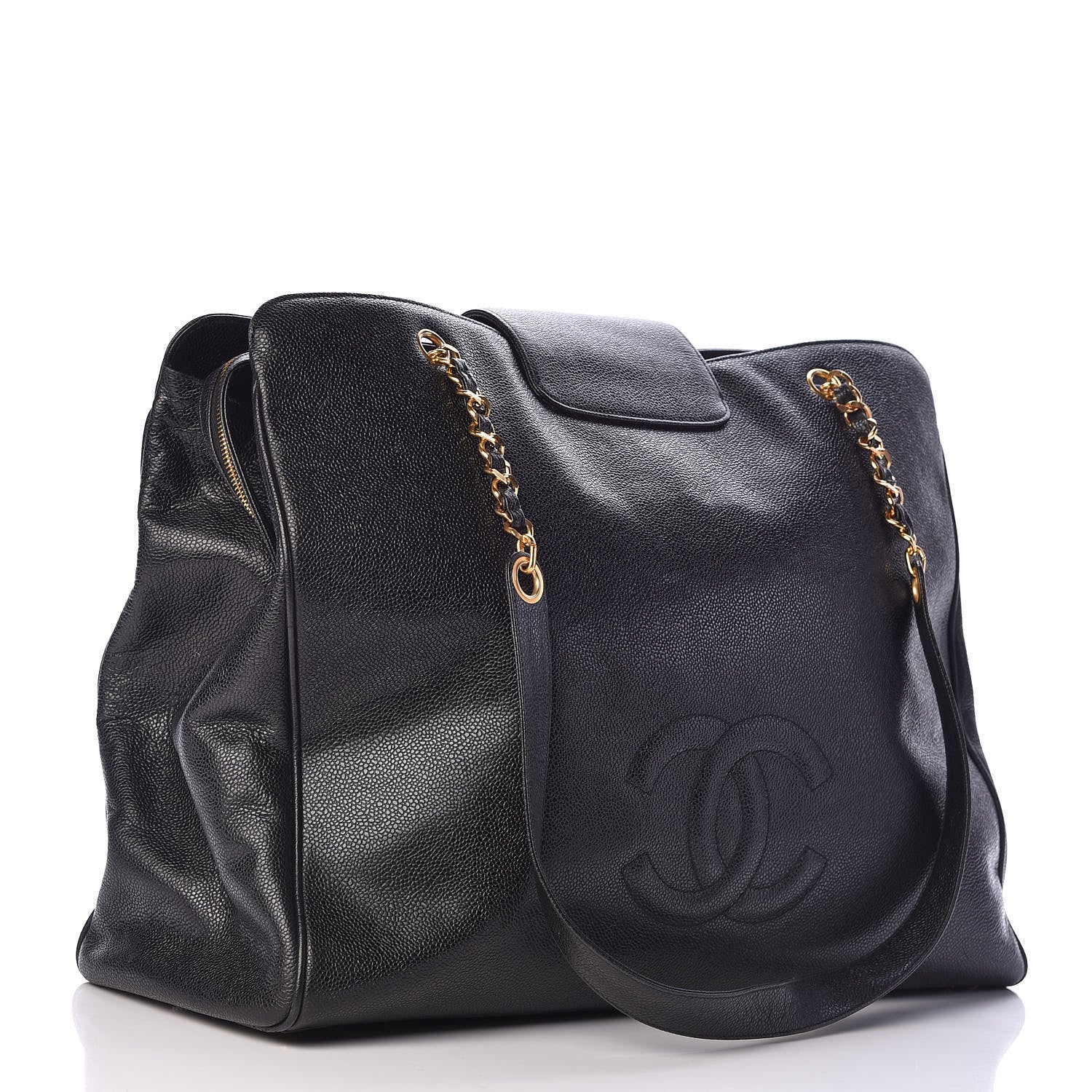 Chanel Caviar XL Weekender Bag Black 3 of 16