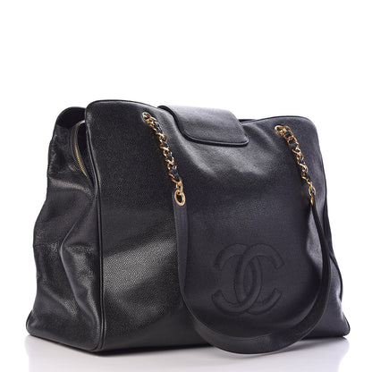 Chanel Caviar XL Weekender Bag Black 3 of 16