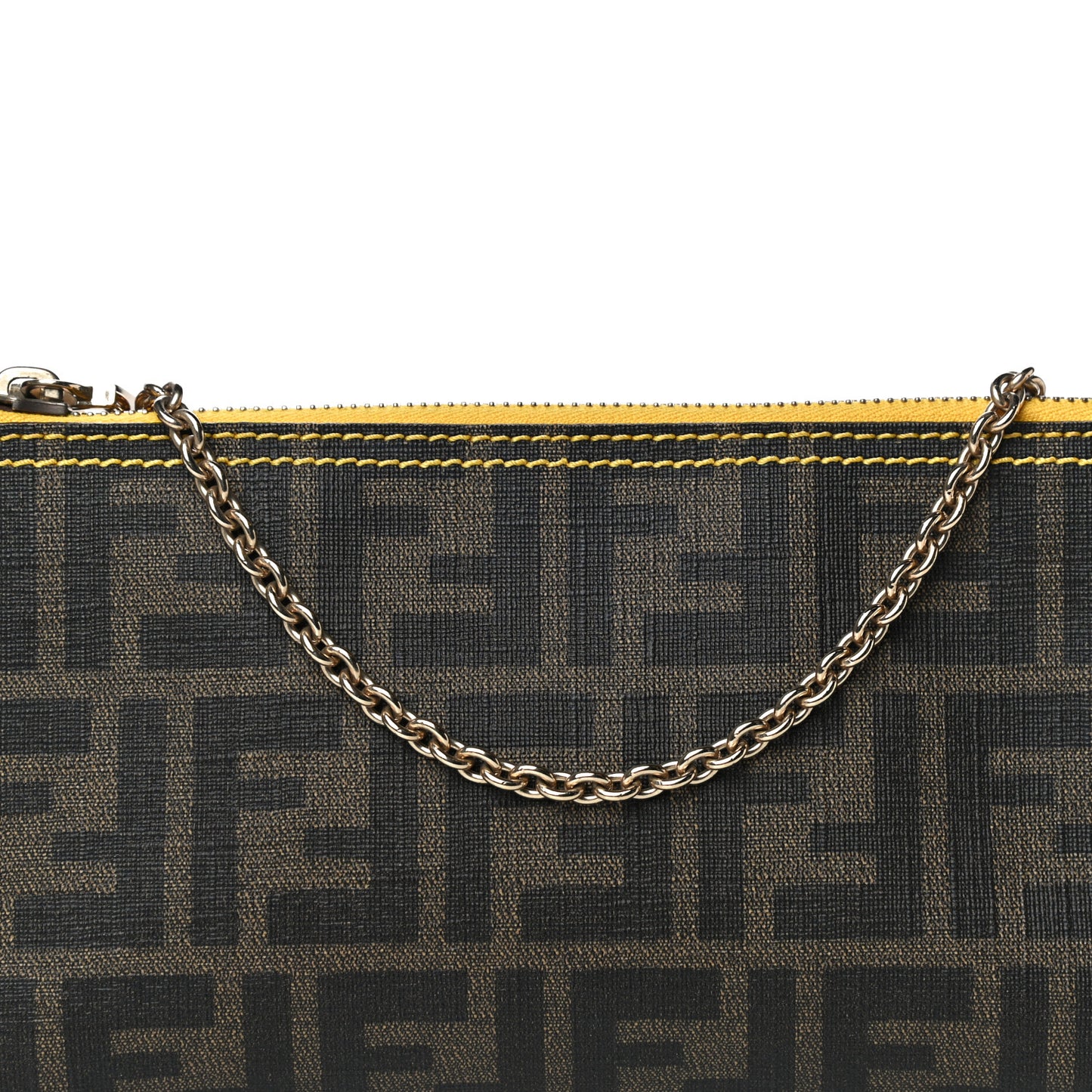 Zucca Spalmati Pochette Tobacco Giallo