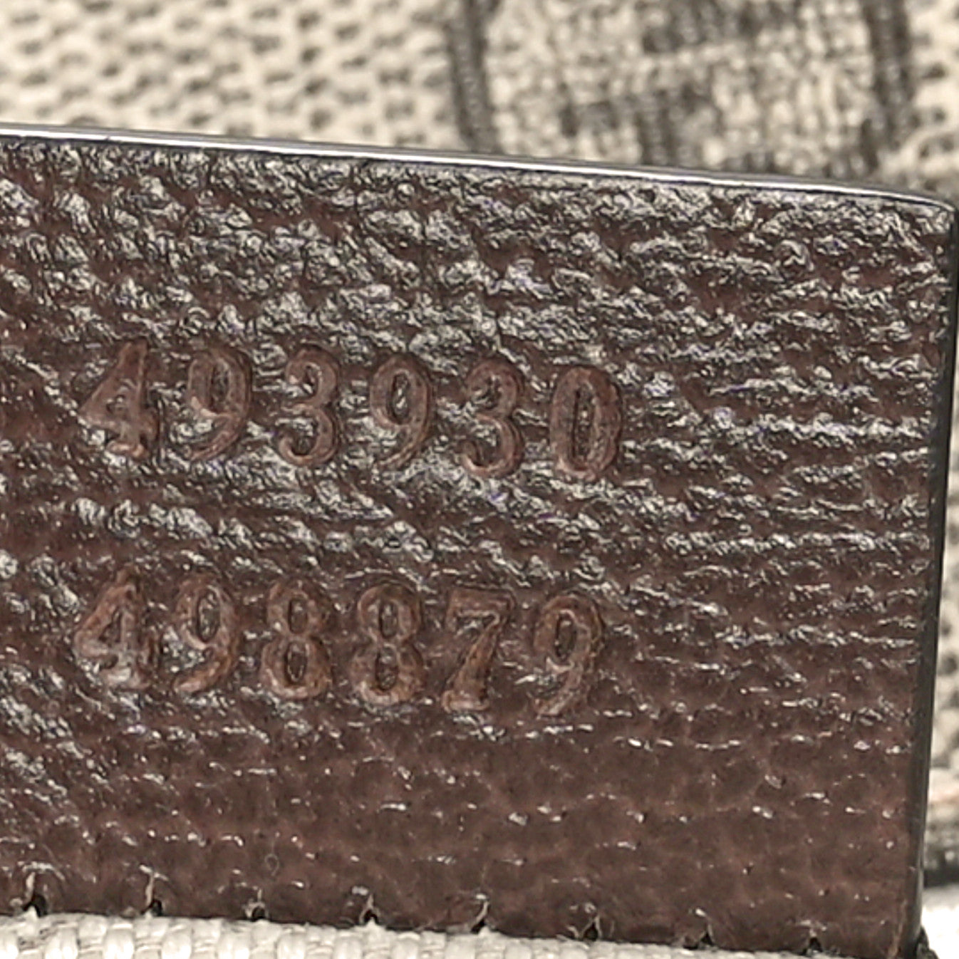 GG Supreme Monogram Neo Vintage Web Belt Bag Brown