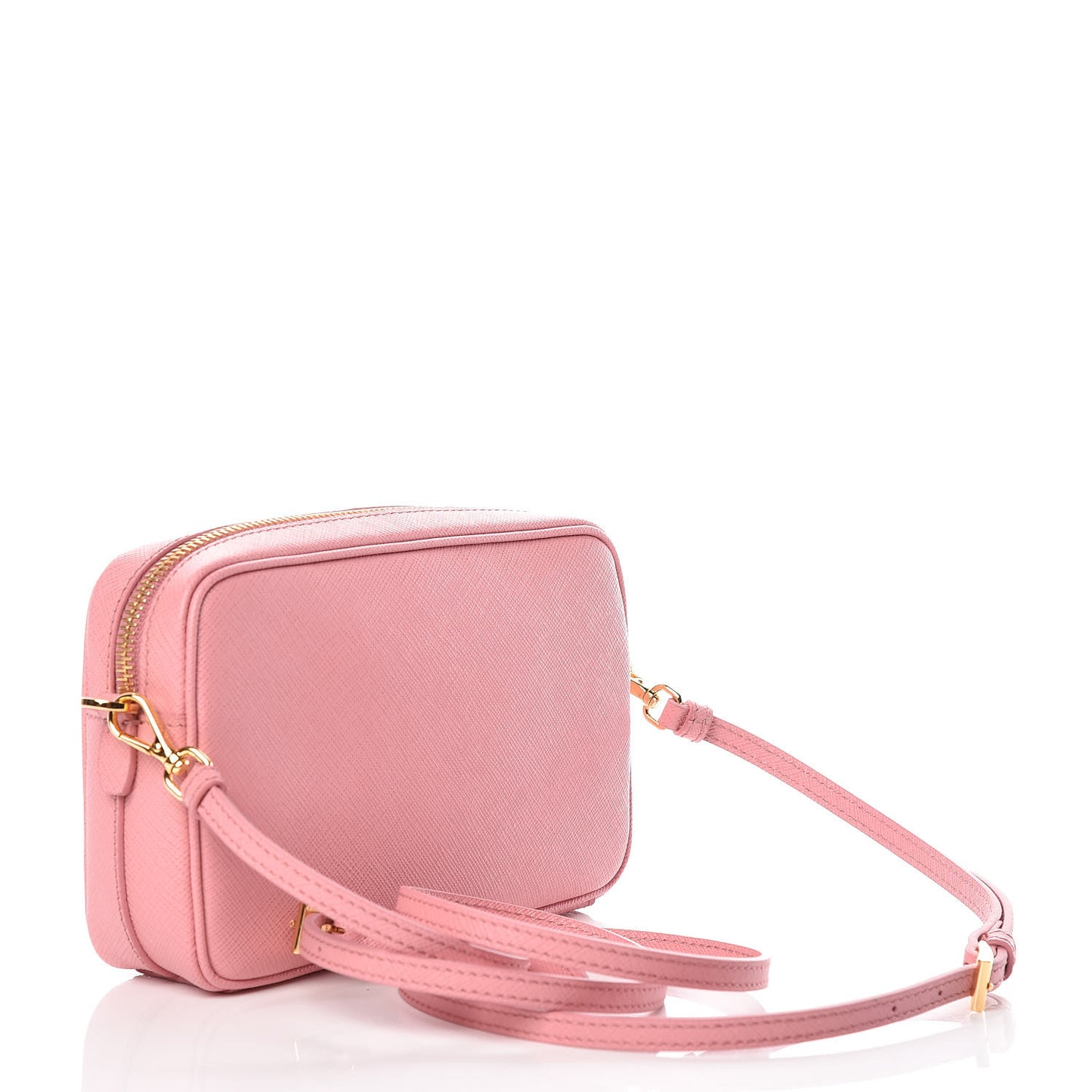 Saffiano Mini Camera Crossbody Bag Petalo