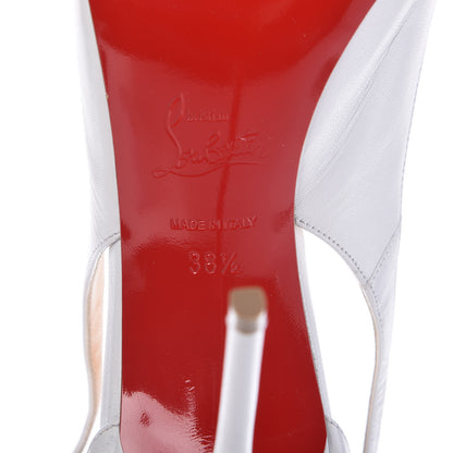 Christian Louboutin Kid Mascara 100 Pumps 38.5 White 8 of 8