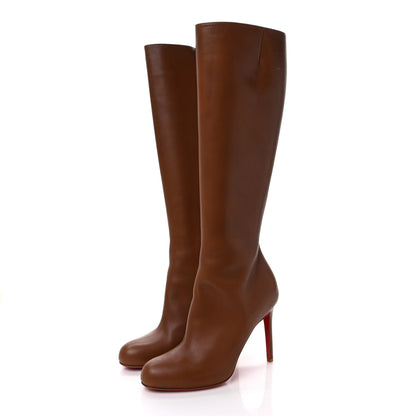 Christian Louboutin Calfskin Miss Tack Alta 100 Tall Boots 38 3 of 11