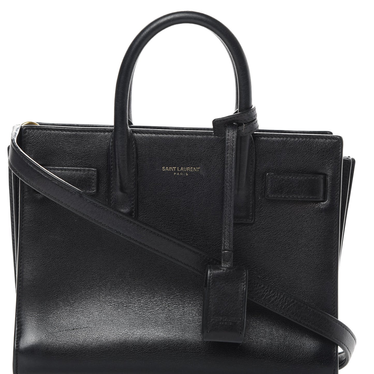 Calfskin Nano Sac de Jour Black