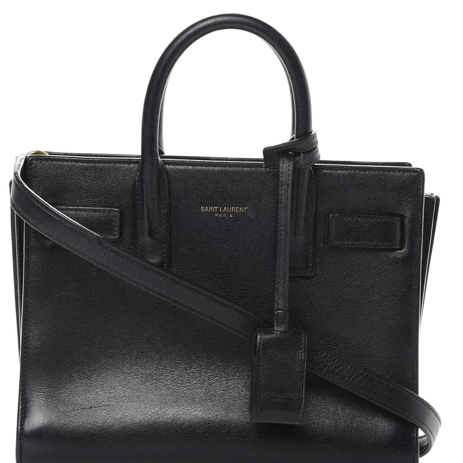 Saint Laurent Calfskin Nano Sac de Jour Black 8 of 19