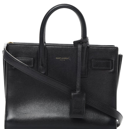 Saint Laurent Calfskin Nano Sac de Jour Black 8 of 19