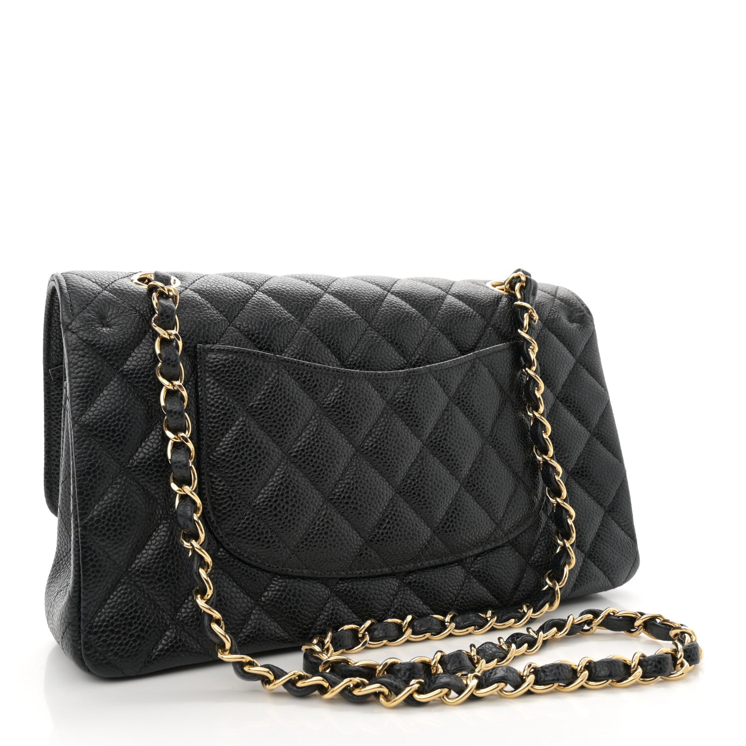 Chanel Caviar Quilted Medium Double Flap Black 3 of 11