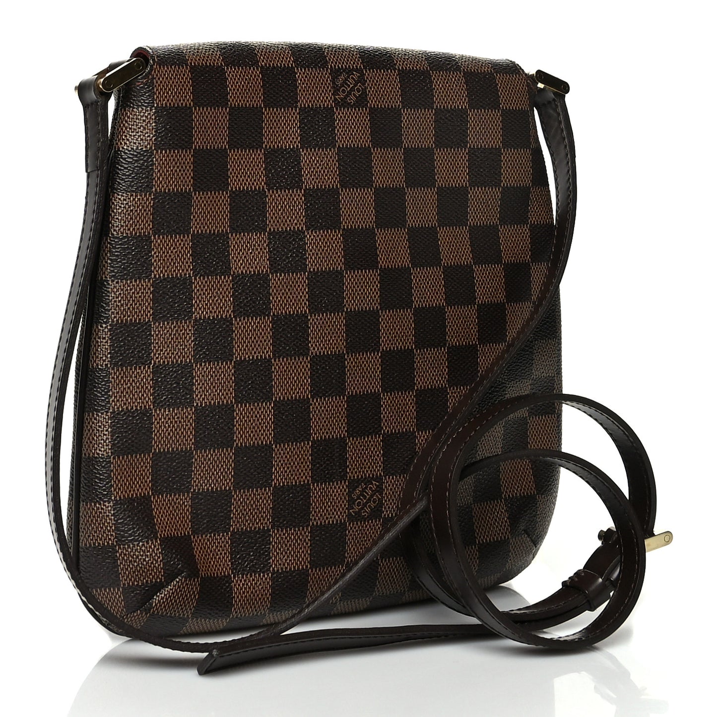 Damier Ebene Musette Salsa Long Strap