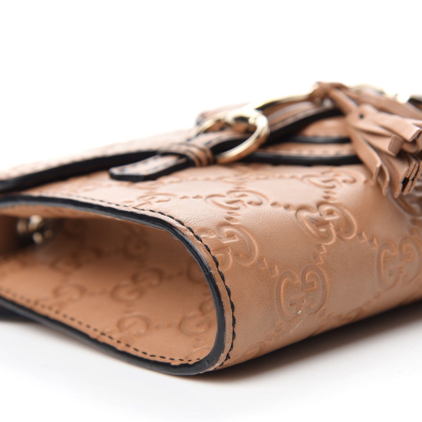 Guccissima Mini Emily Chain Shoulder Bag Camelia