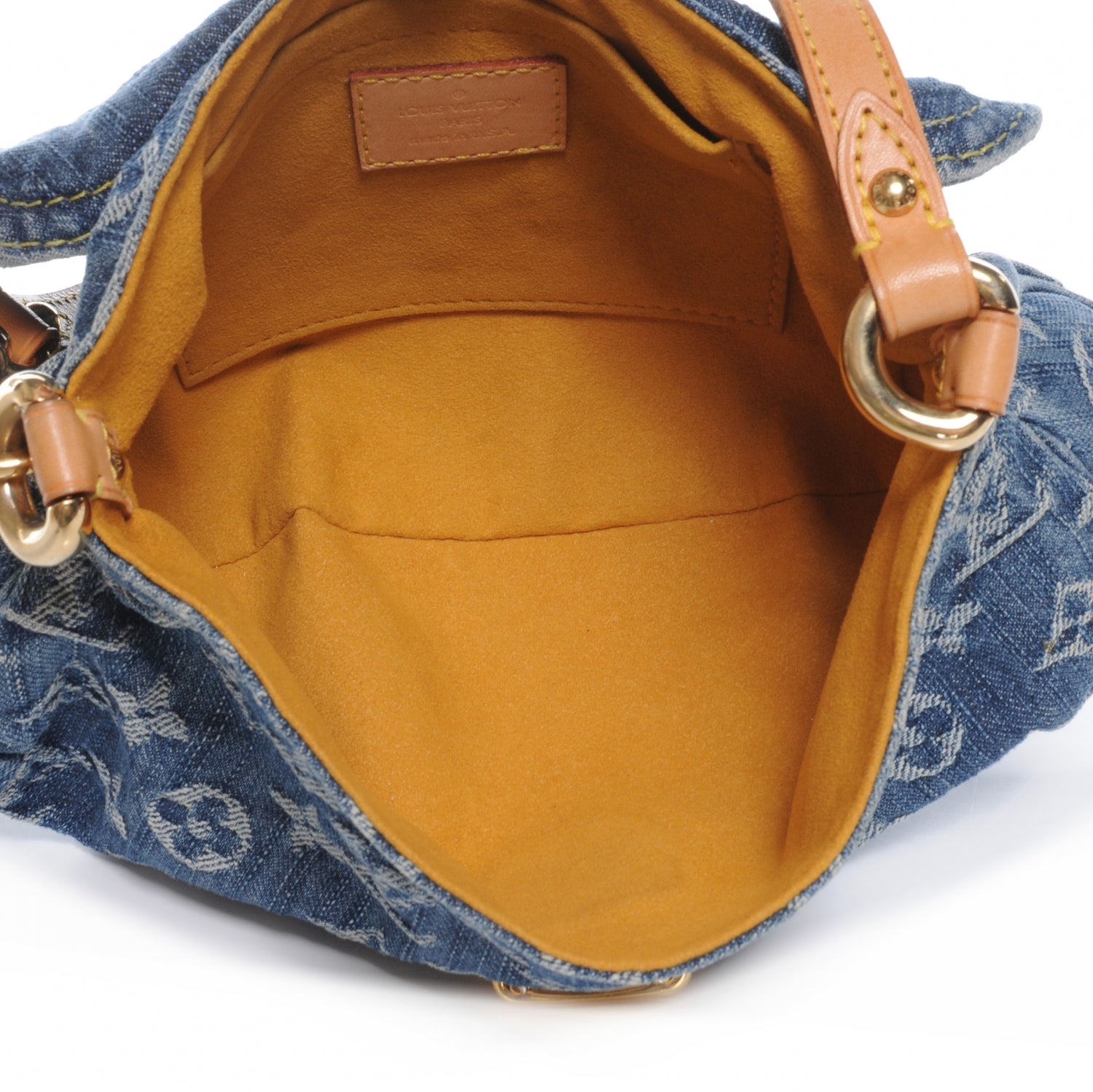 Louis Vuitton Monogram Denim Mini Pleaty Blue 5 of 7