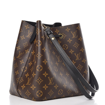Louis Vuitton Monogram Neonoe MM Black 3 of 7