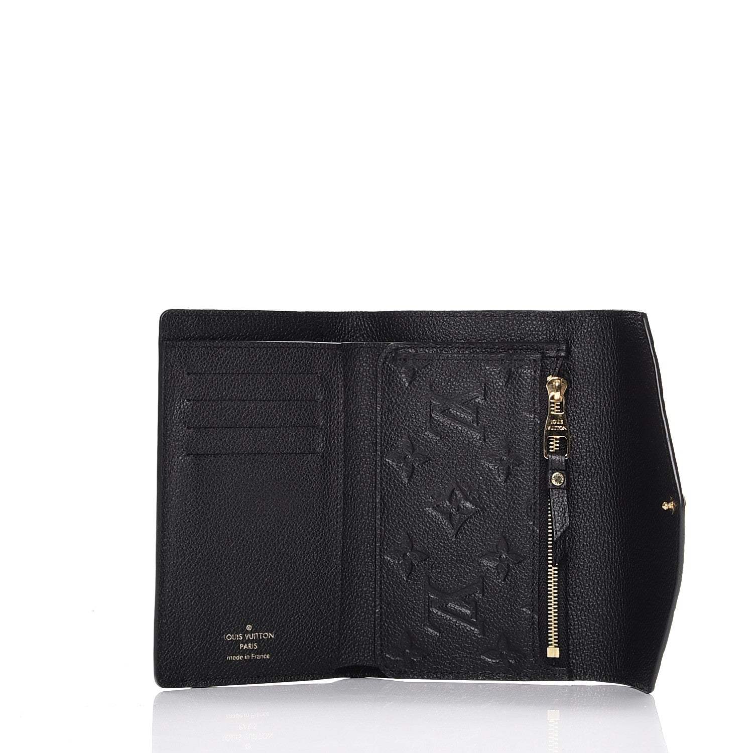 Louis Vuitton Empreinte Compact Curieuse Wallet Black 5 of 7