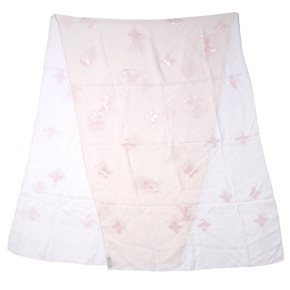 Louis Vuitton Monogram Silk Glitter Stole 1 of 4