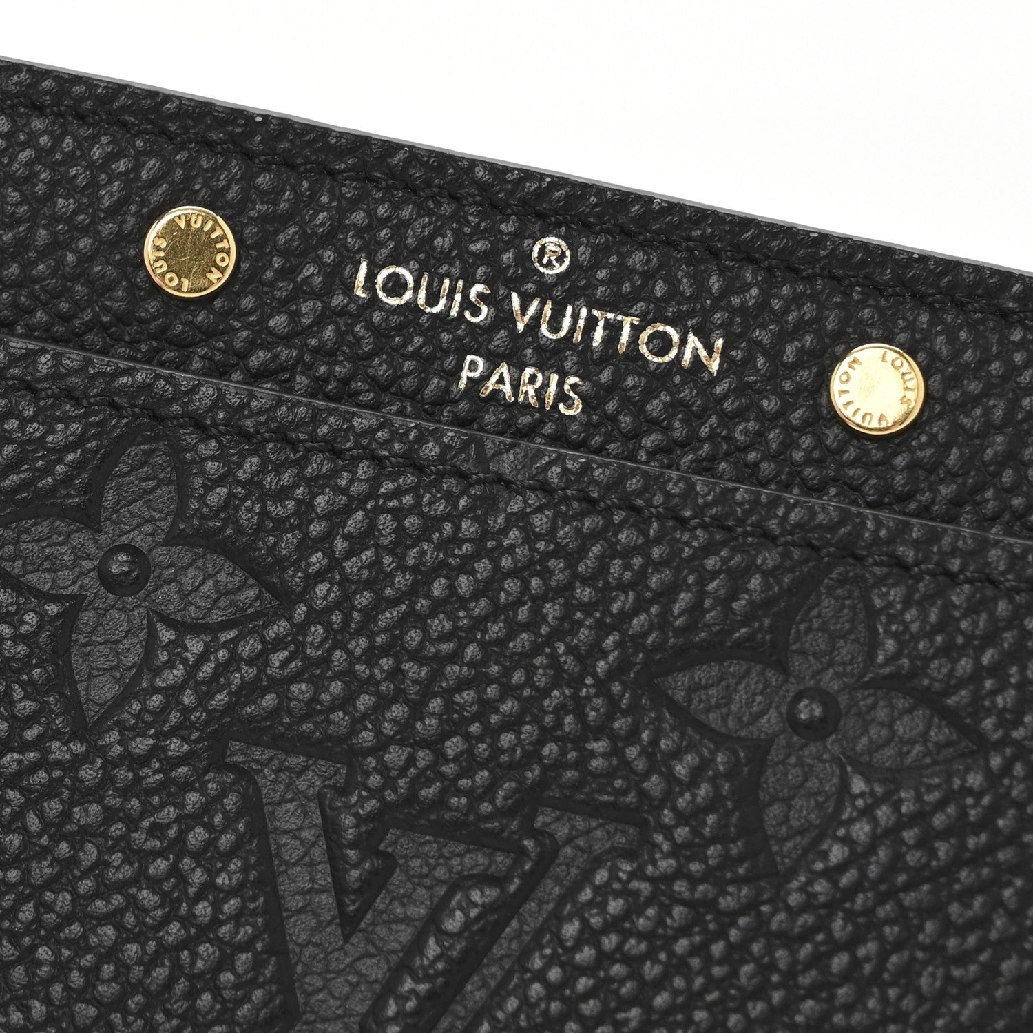 Louis Vuitton Empreinte Card Holder Black 8 of 9