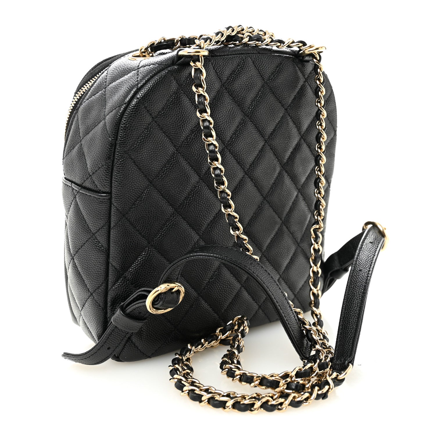Chanel Caviar Quilted Small CC Day Backpack Black
