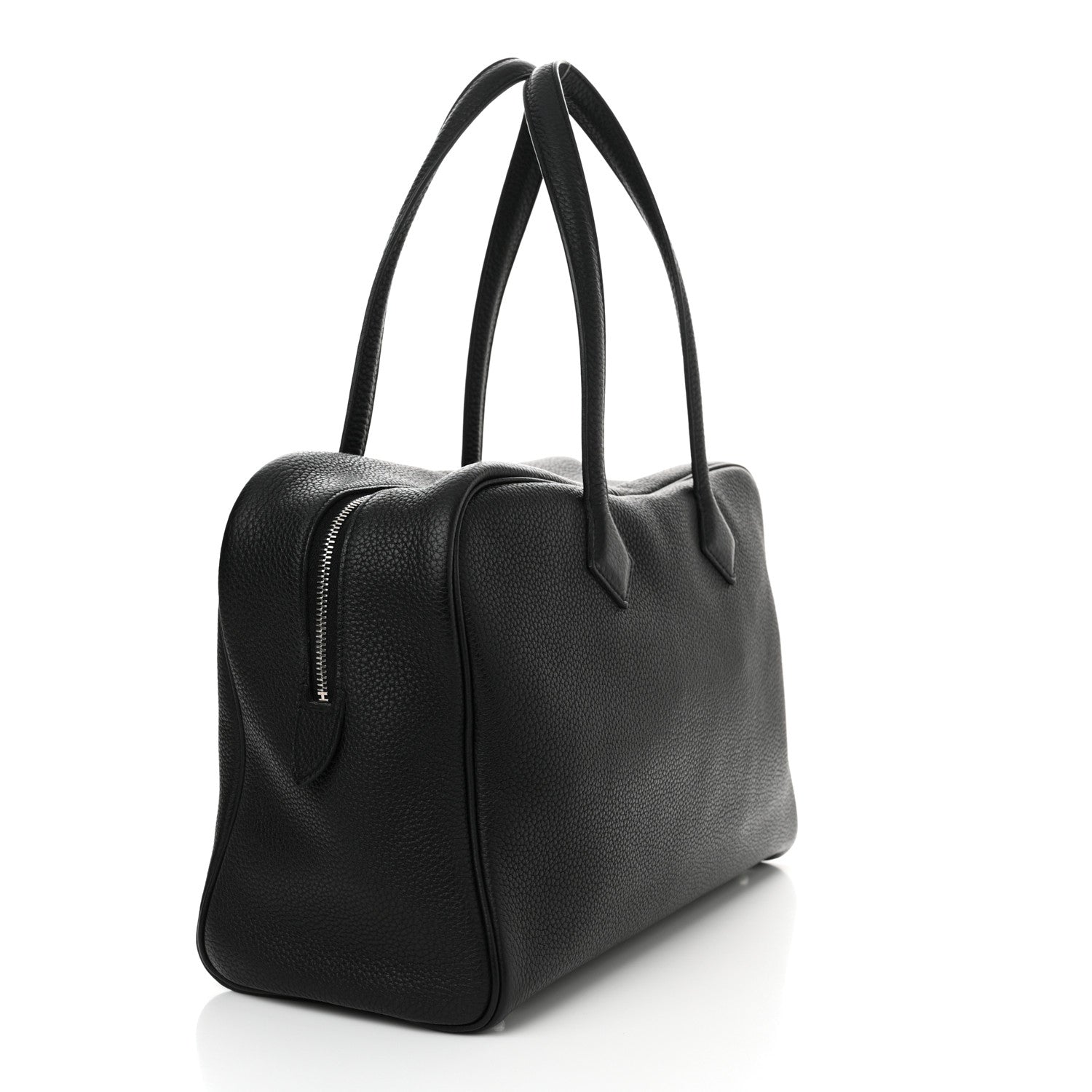 Hermes Taurillon Clemence Victoria II 35 Black 3 of 16