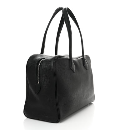 Hermes Taurillon Clemence Victoria II 35 Black 3 of 16
