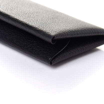 Hermes Chevre Mysore Calvi Duo Card Case Black 9 of 10