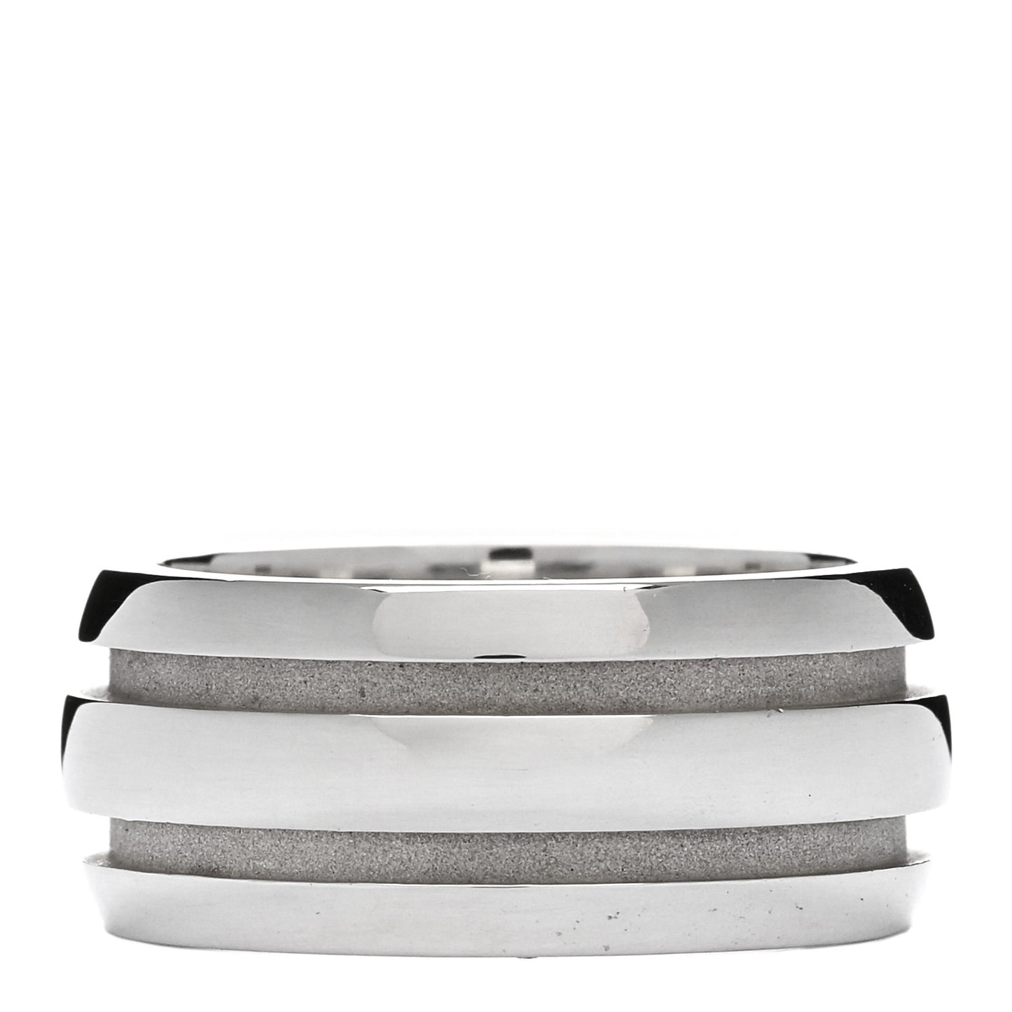 Sterling Silver Atlas Groove Band Ring 53 6.5