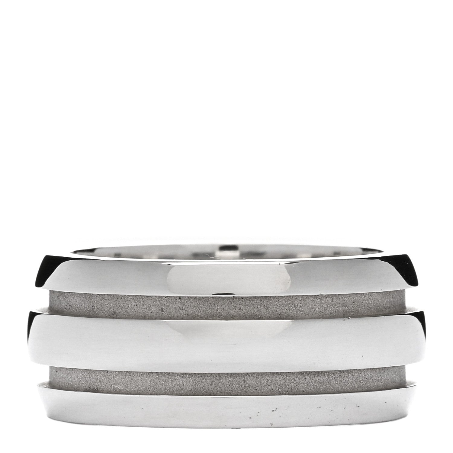 Tiffany Sterling Silver Atlas Groove Band Ring 53 6.5 2 of 3
