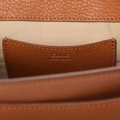 Chloe Grained Calfskin Large Tess Bag Caramel 8 of 10