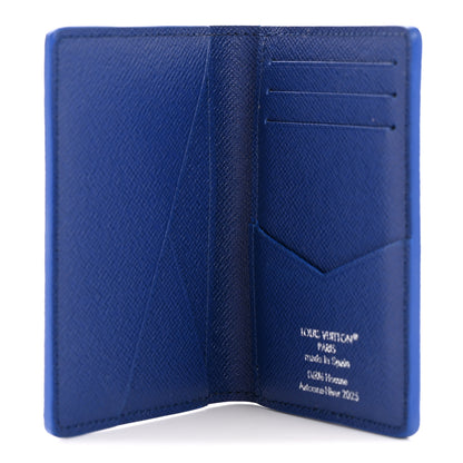 Louis Vuitton Monogram Japan Pocket Organizer Blue 5 of 7