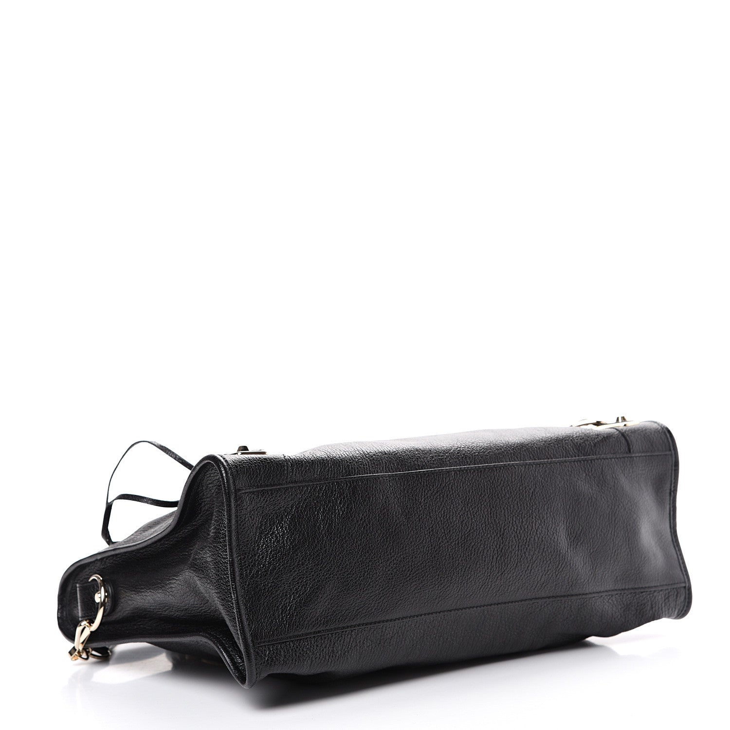 Balenciaga Chevre Gold Metallic Edge Hardware City Black 3 of 9
