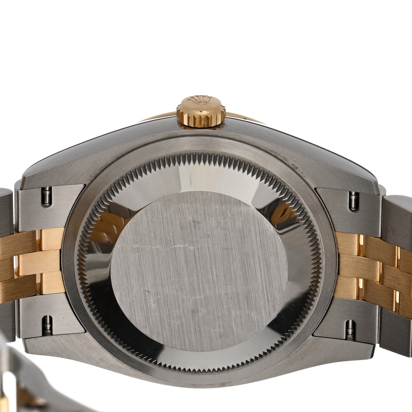 Stainless Steel 18K Yellow Gold Diamond 36mm Oyster Perpetual Datejust Watch Champagne 126233