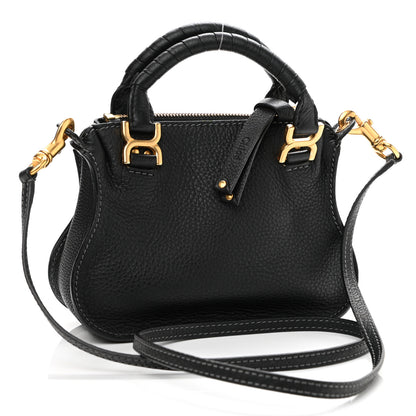 Chloe Calfskin Mini Marcie Satchel Black 2 of 10