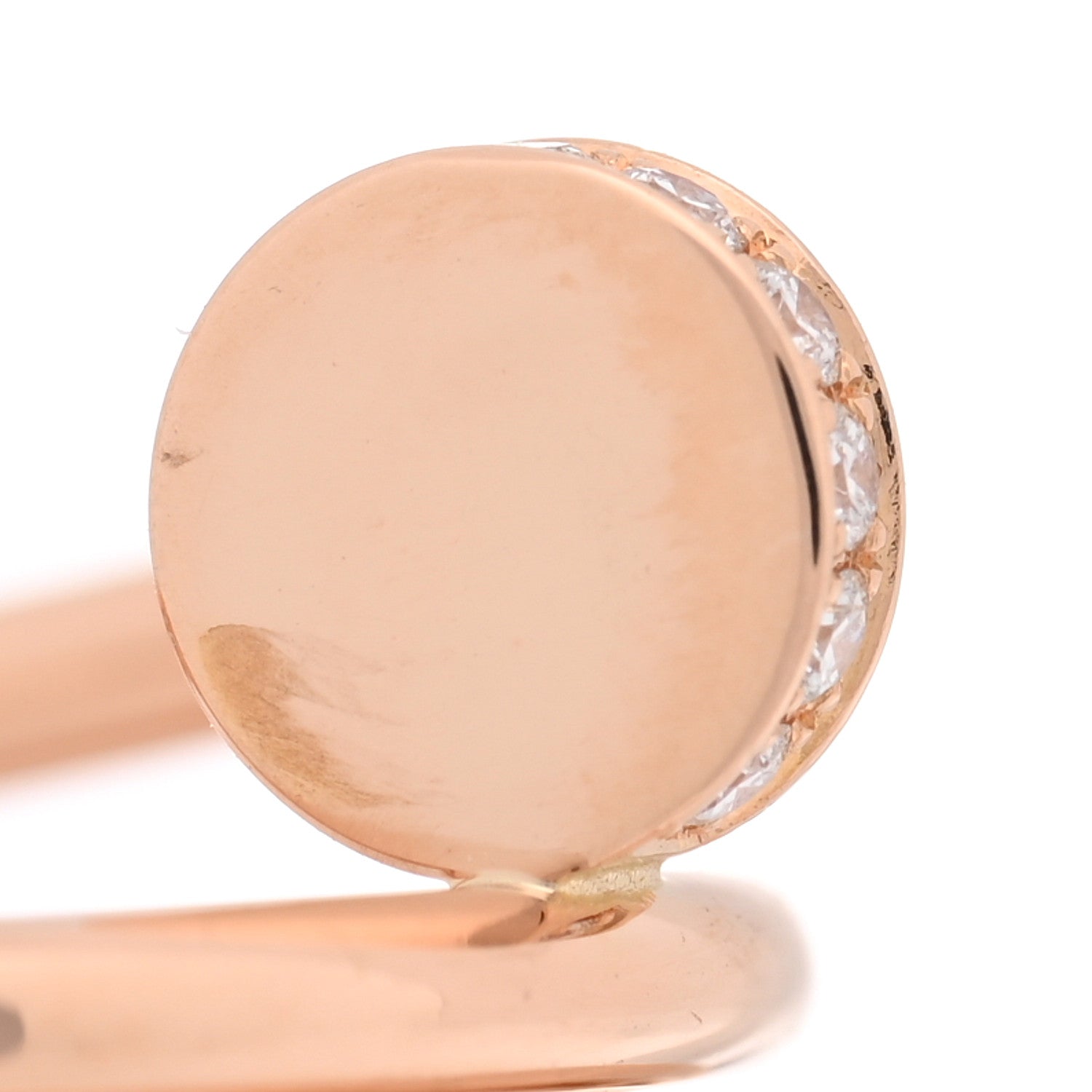 Cartier 18K Pink Gold Diamond Double Juste Un Clou Ring  54 7 4 of 6