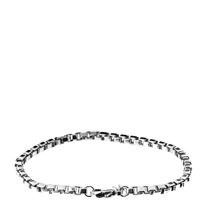 Tiffany Sterling Silver 4mm Venetian Link Bracelet 3 of 4