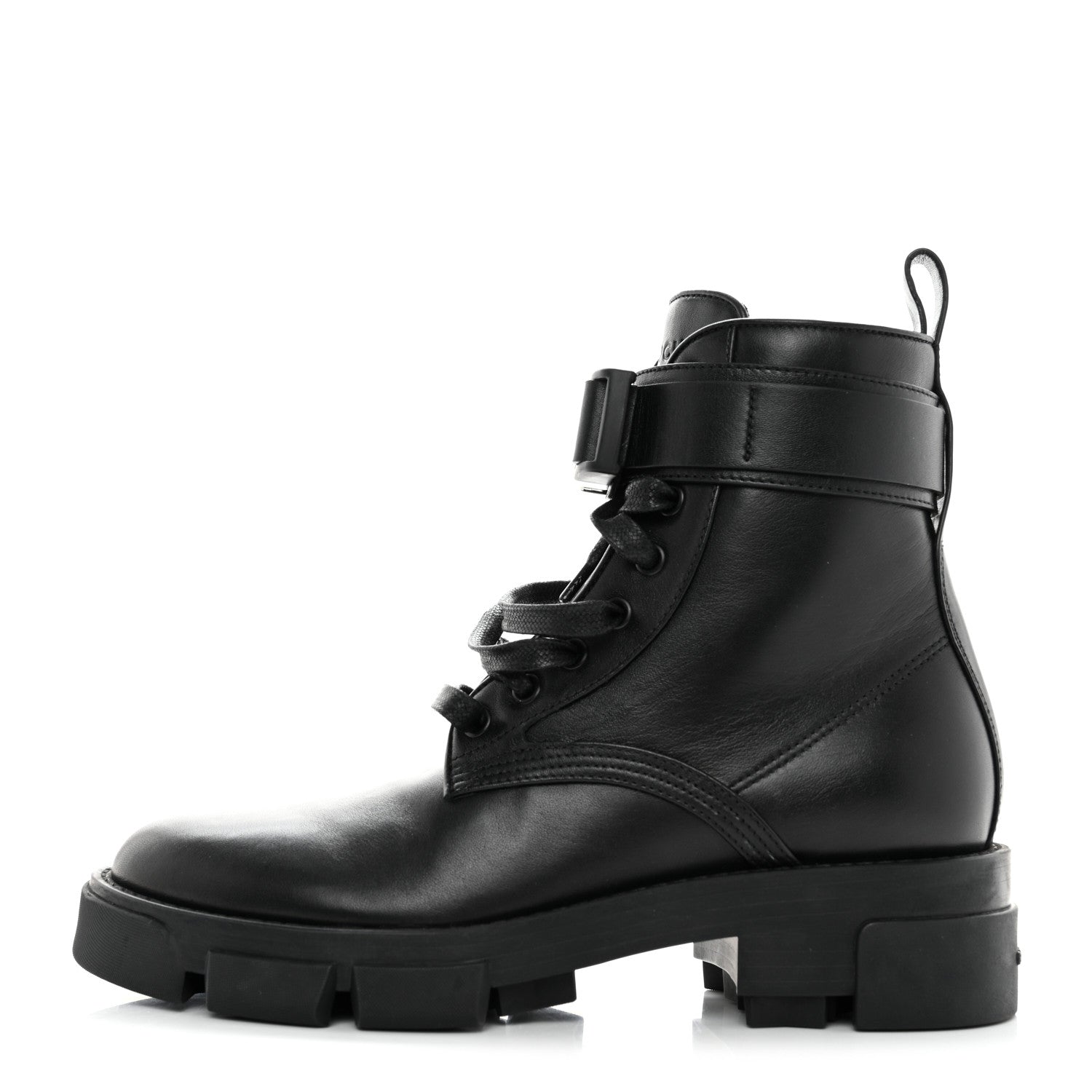 Givenchy Calfskin Combat Boots 38 Black 1 of 9