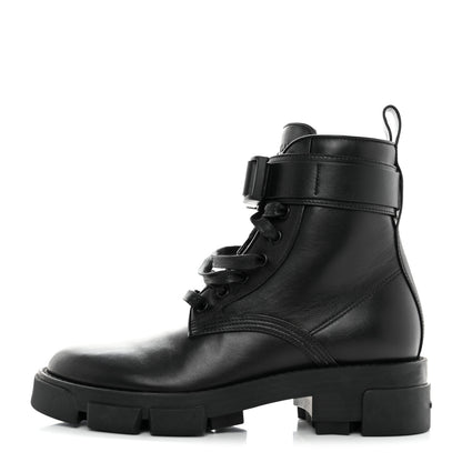 Givenchy Calfskin Combat Boots 38 Black 1 of 9