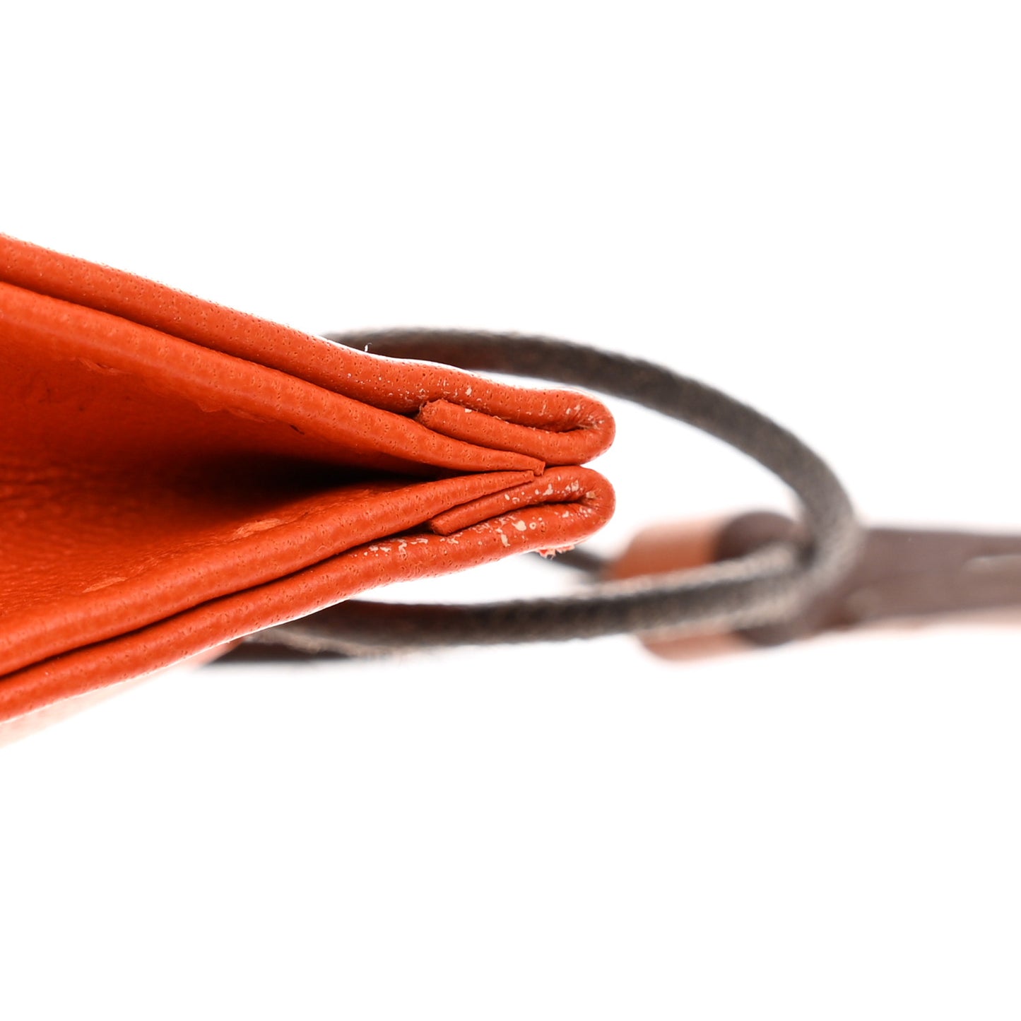 Milo Lambskin Swift Shopping Bag Charm Feu Gold