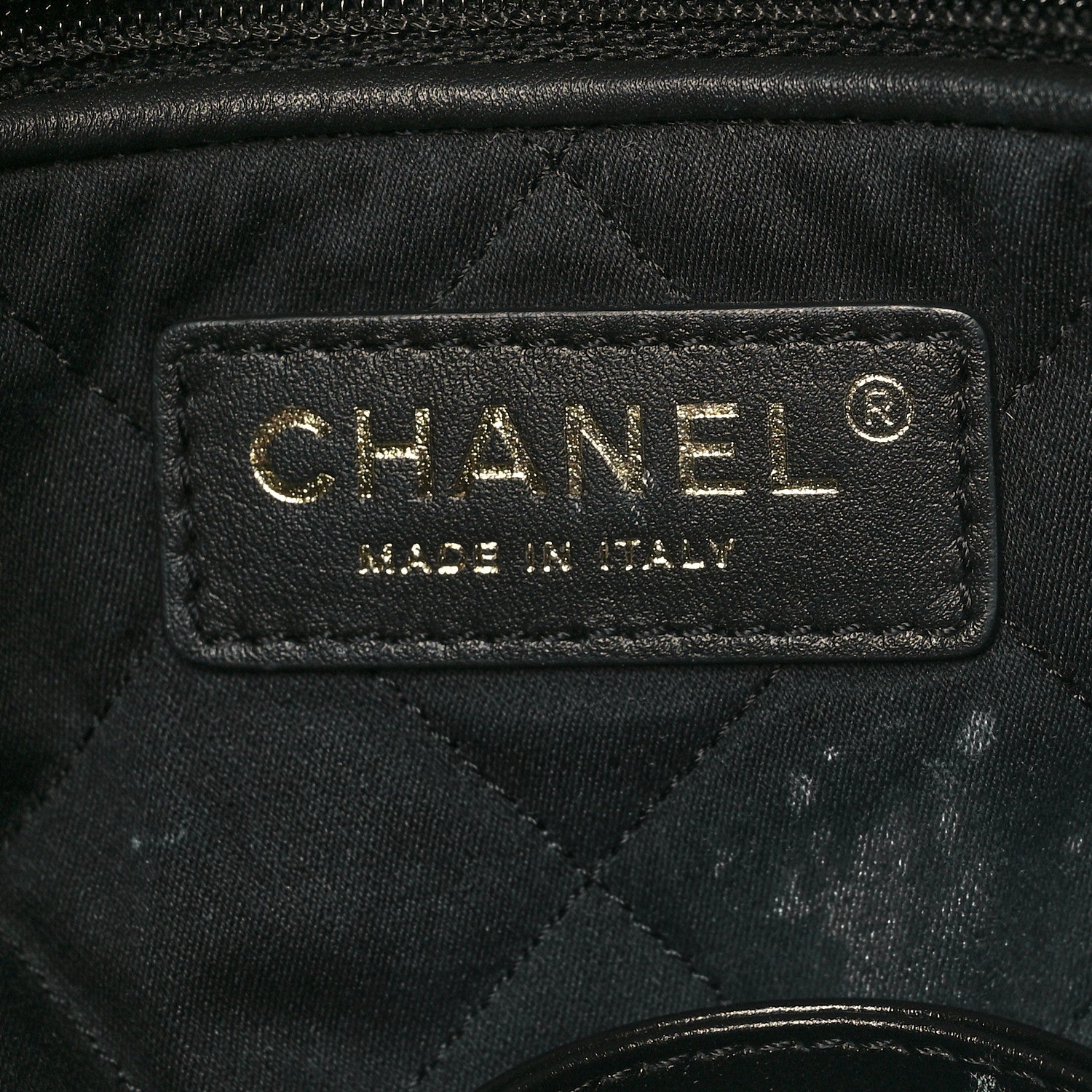 Chanel Shiny Calfskin Quilted Small Chanel 22 Black 8 of 13