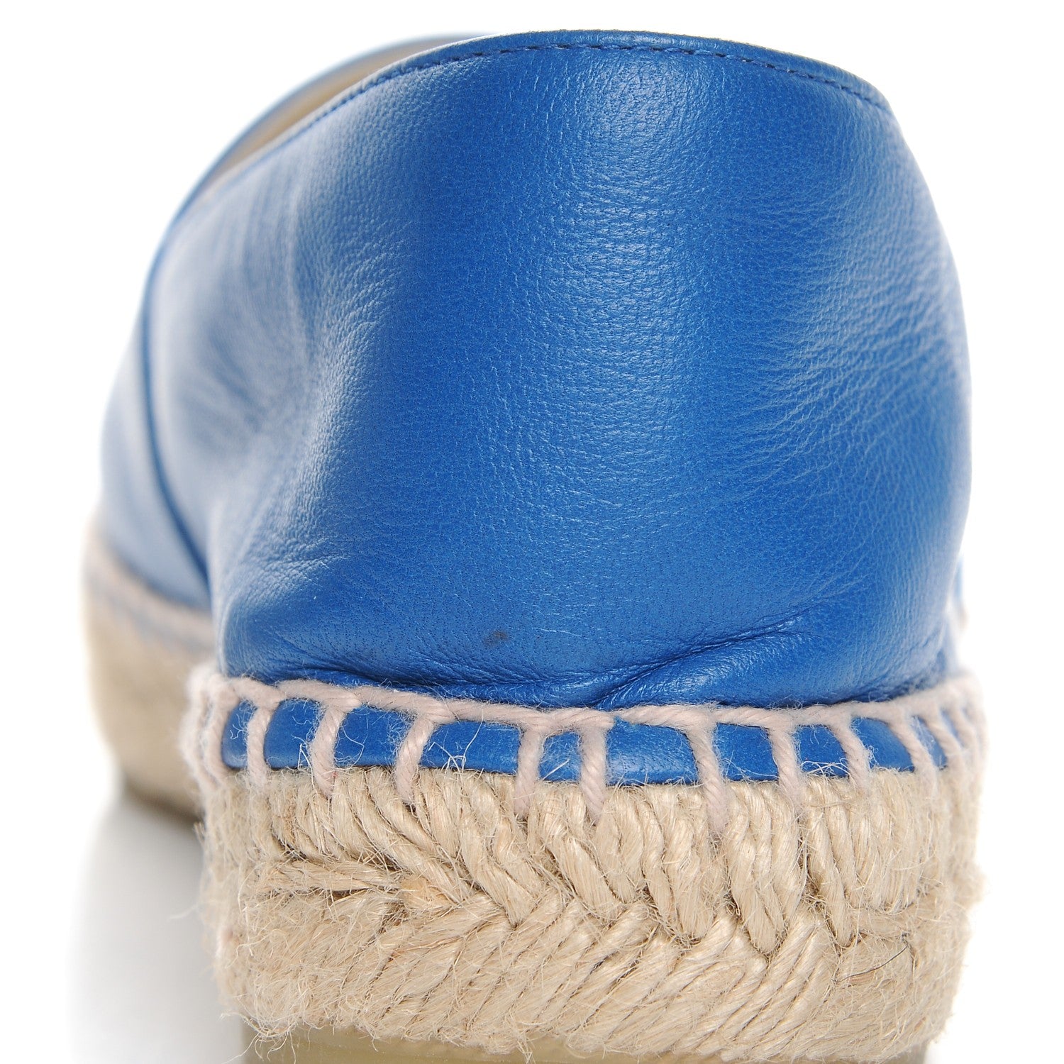 Chanel Lambskin CC Espadrilles 35 Blue 6 of 10