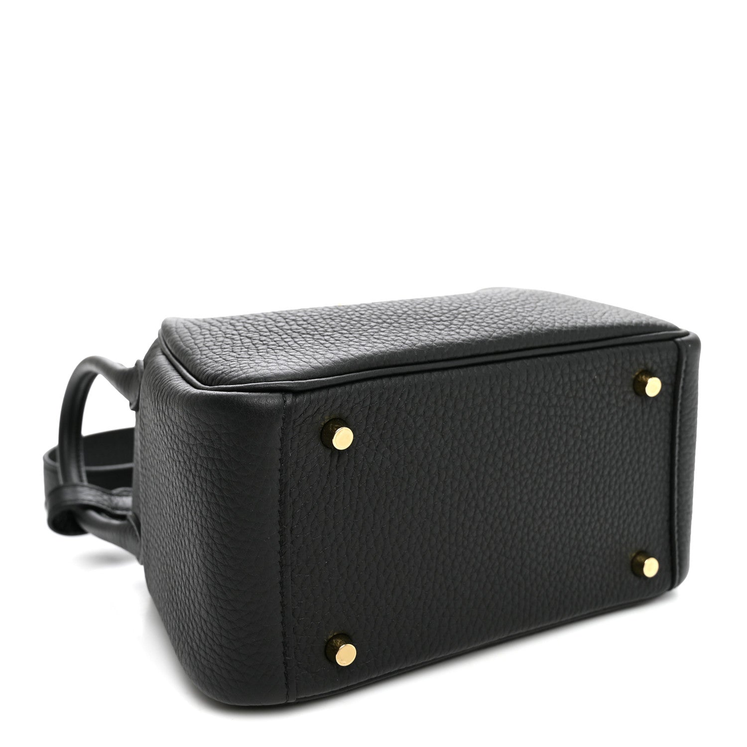 Hermes Taurillon Clemence Mini Lindy 20 Black 3 of 10