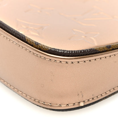 Louis Vuitton Metallic Vernis Mini Pochette Accessories Rose Gold 9 of 10