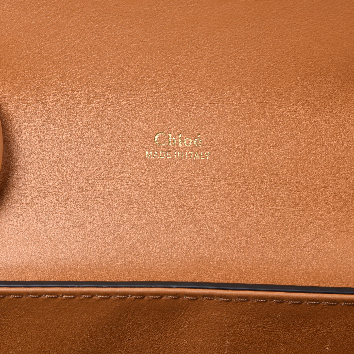 Chloe Calfskin Crocodile Embossed Small Aby Day Shoulder Bag Autumnal Brown 6 of 10