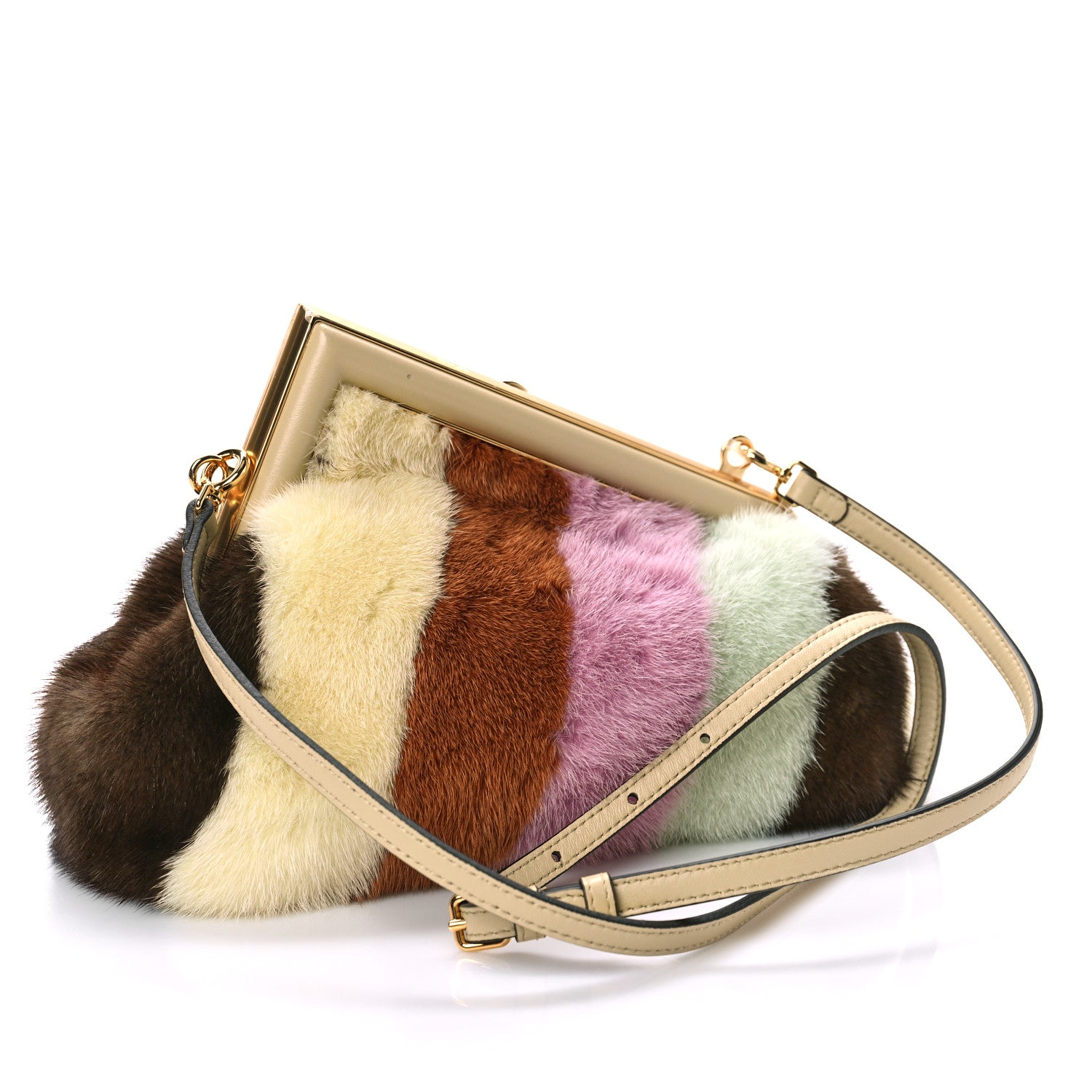 Fendi Mink Nappa Small Fendi First Multicolor 3 of 9