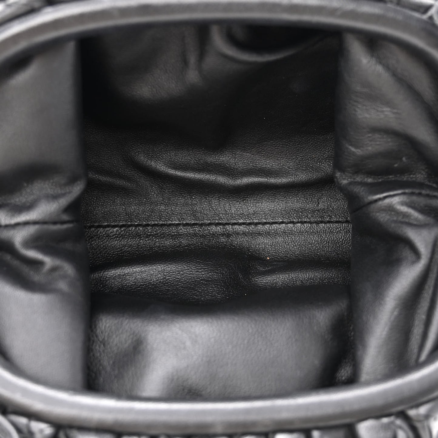 Nappa Intrecciato The Mini Pouch Black