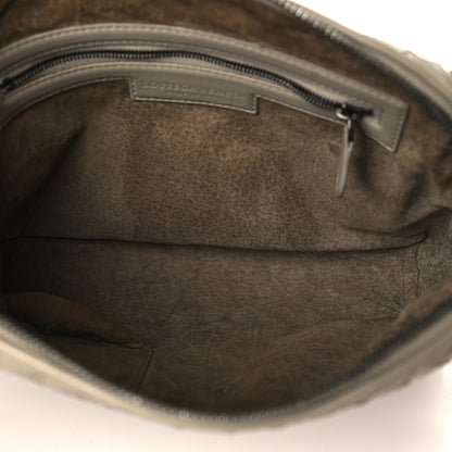 Bottega Veneta Nappa Intrecciato Nodini Crossbody Messenger Light Grey 5 of 8
