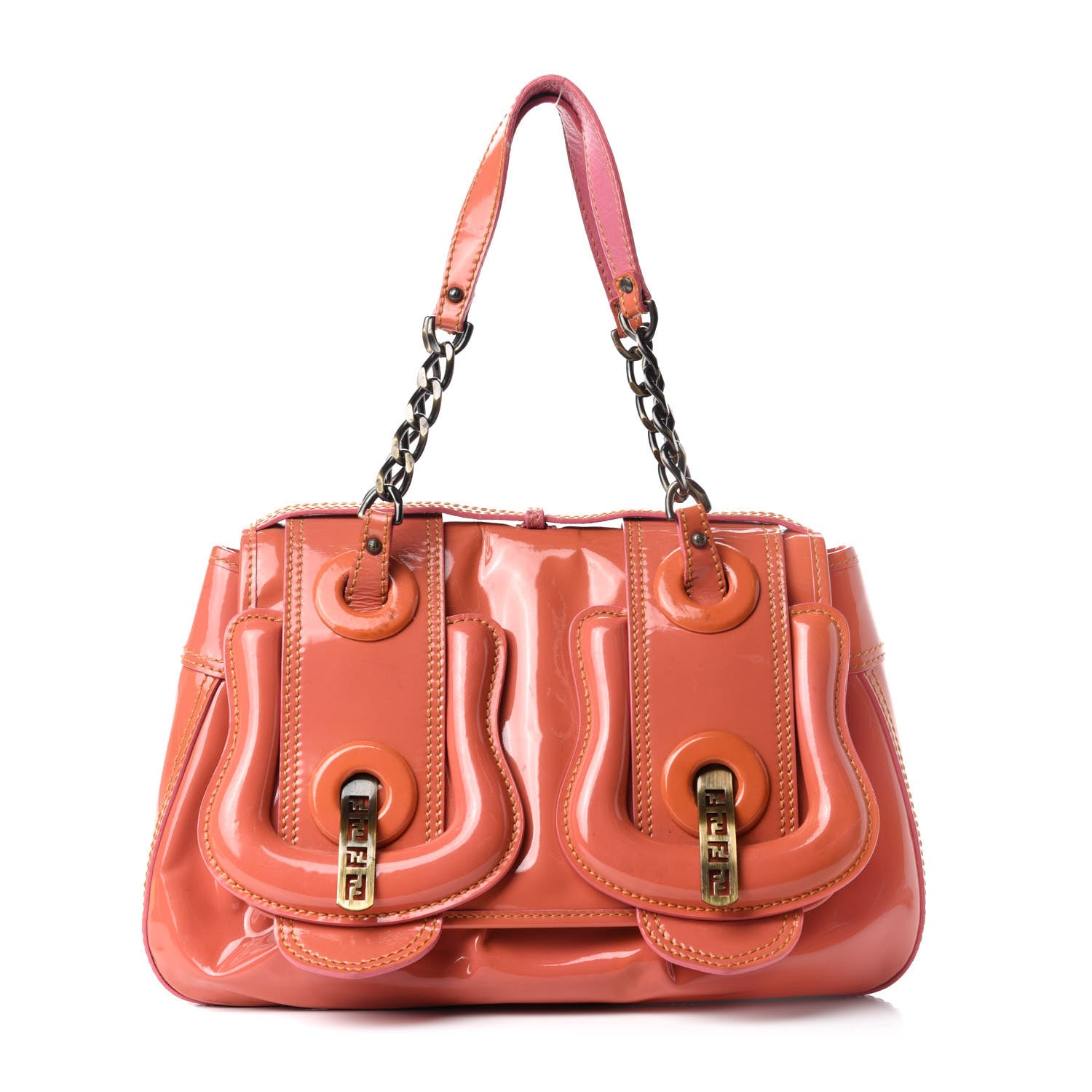Fendi Patent B Bag Tulipano 1 of 15