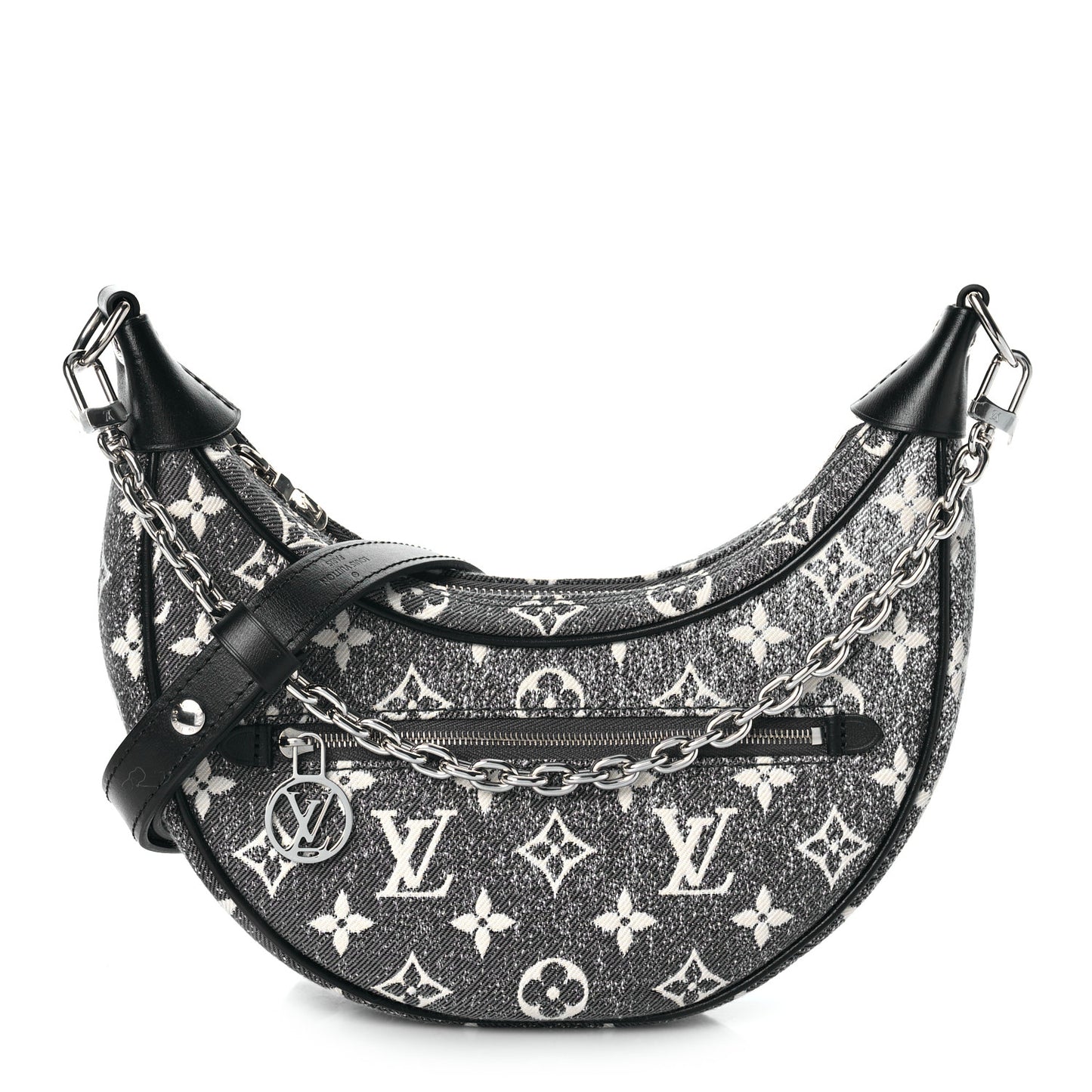 Monogram Jacquard Denim Loop Black