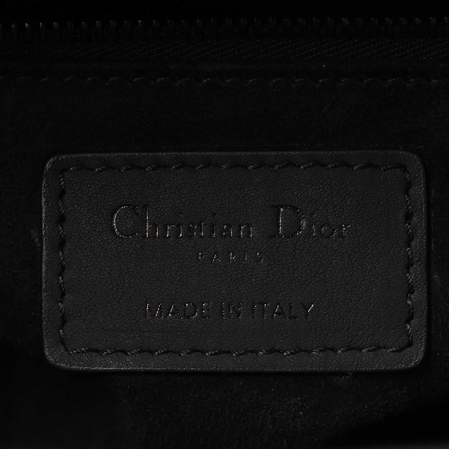 Ultra Matte Calfskin Cannage Small My ABCDior Lady Dior Black