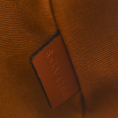 Celine Triomphe Canvas Calfskin Ava Shoulder Bag Tan 8 of 15