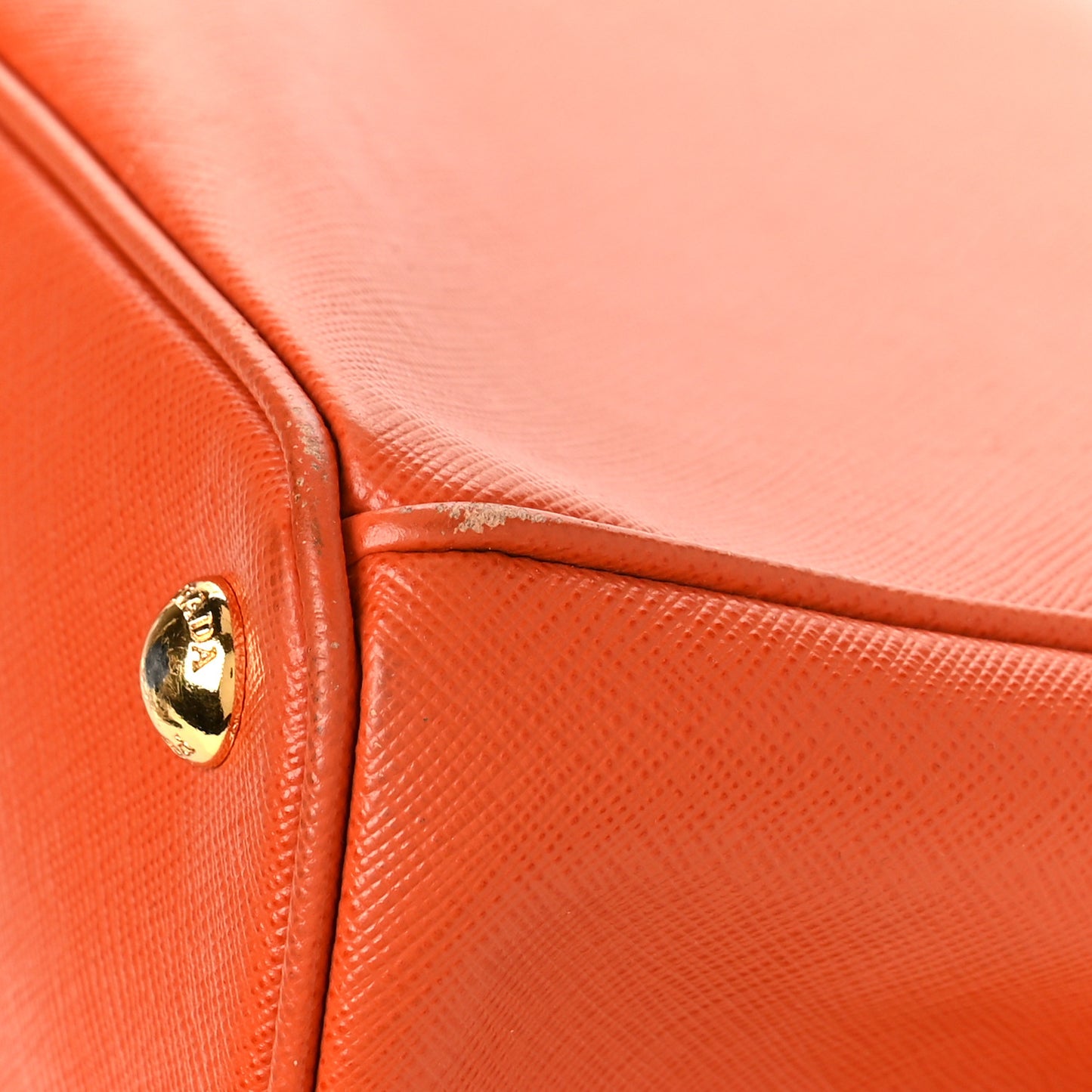 Saffiano Lux Large Tote Papaya