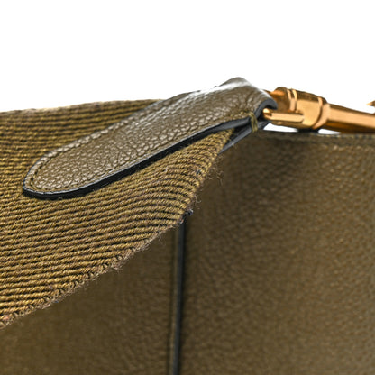 Celine Soft Grained Calfskin Sangle Bucket Bag Light Khaki 11 of 17